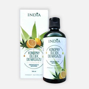 Cytrusowy Konopny do Masażu - India