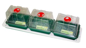 Propagator 85x41x H20,5cm, 3 szklarenki + Podgrzewana taca