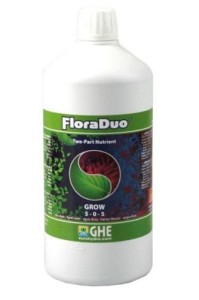 GHE FloraDUO Grow 5L - woda miękka