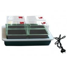 Propagator 38,5x24x H15,5cm, 4 szklarenki + Podgrzewana taca