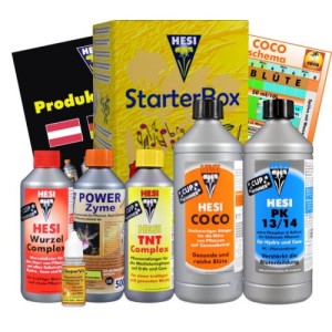 STARTER BOX COCO, ZESTAW NAWOZÓW I BOOSTERÓW DO KOKOSU, HESI