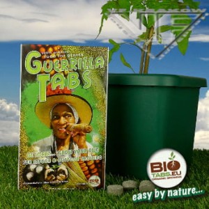 TABLETKI GUERRILLA TABS, 20 SZT. W 100% ORGANICZNY NAWÓZ O POWOLNYM UWALNIANIU, (WZROST+KWITNIENIE), BIOTABS