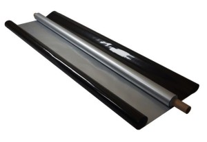 Folia szaro-czarna 100% 1,25x1m - 25mb